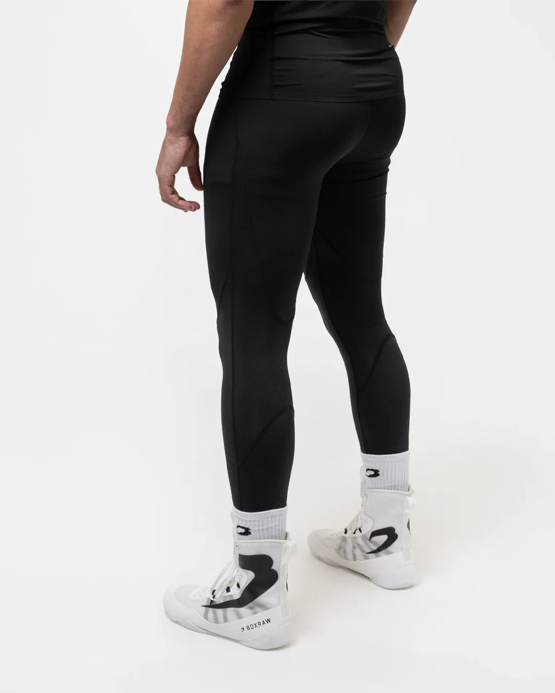 Saddler Compression Leggings - Black - Image 5