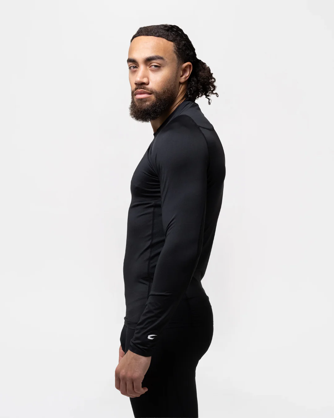 Saddler Compression Long Sleeve T-Shirt - Black - Image 4