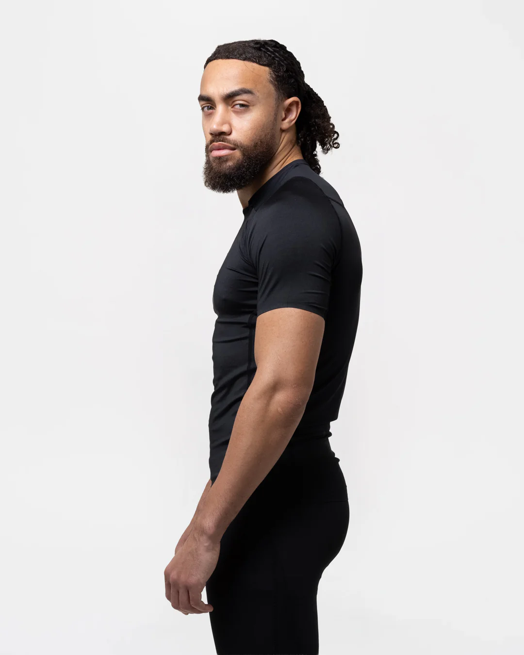 Saddler Compression T-Shirt - Black - Image 5