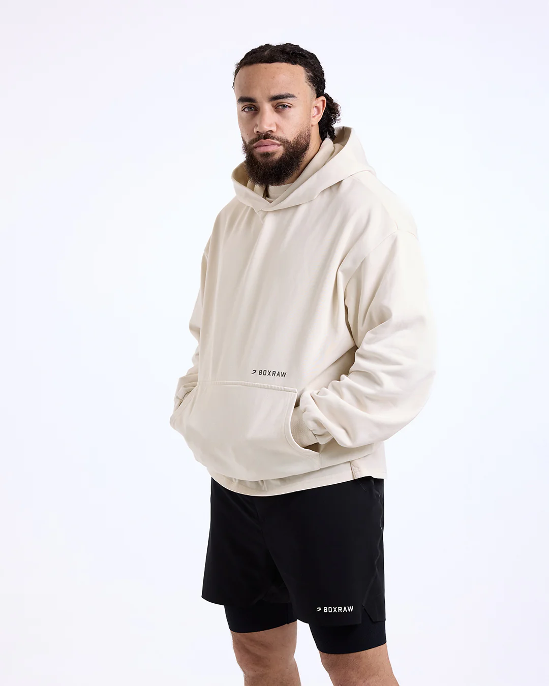 Sparring Club Oversized Hoodie - Washed Beige - Image 4