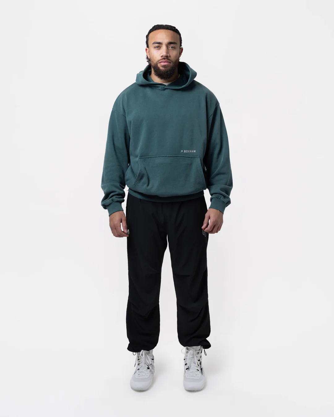 Sparring Club Oversized Hoodie - Washed Teal - Image 2