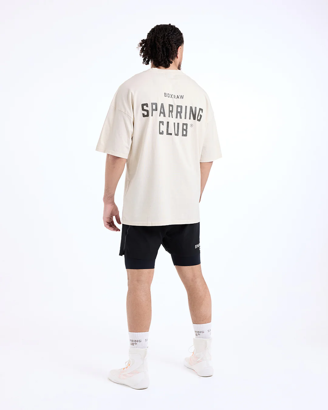 Sparring Club Oversized T-Shirt - Washed Beige - Image 10