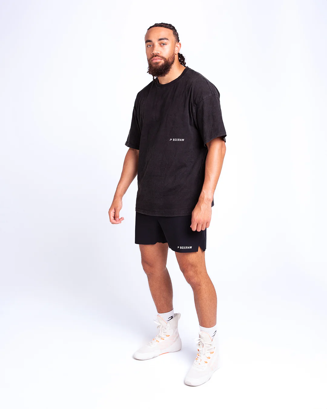 Sparring Club Oversized T-Shirt - Washed Black - Image 2