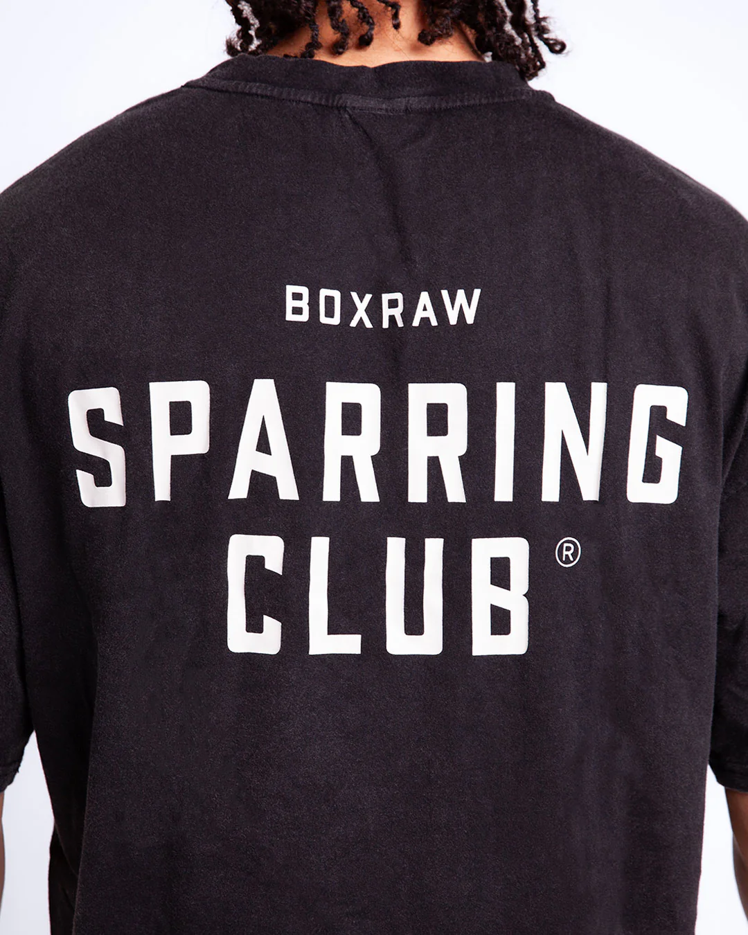 Sparring Club Oversized T-Shirt - Washed Black - Image 7