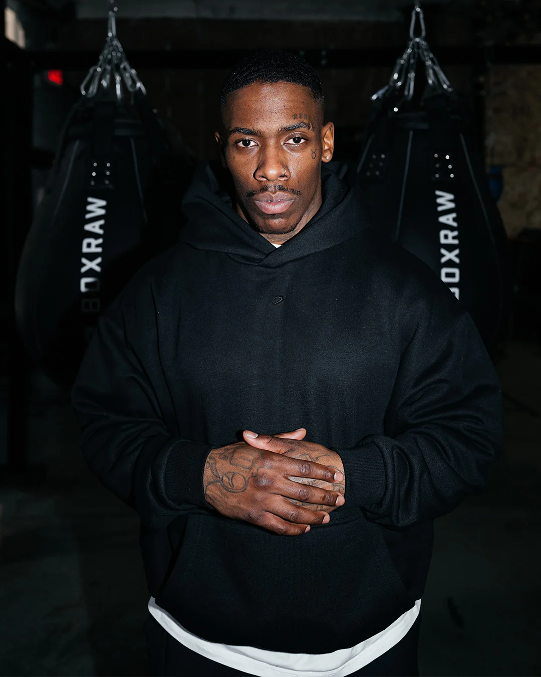 Strike Oversized Hoodie - Black - Image 3