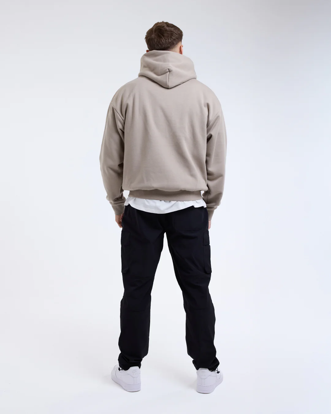 Strike Oversized Hoodie - Stone - Image 9