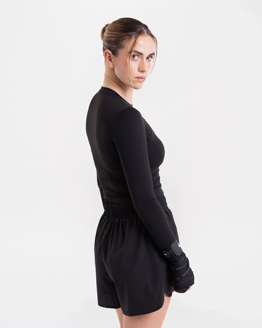 Tammy Long Sleeve T-Shirt - Black - Image 4