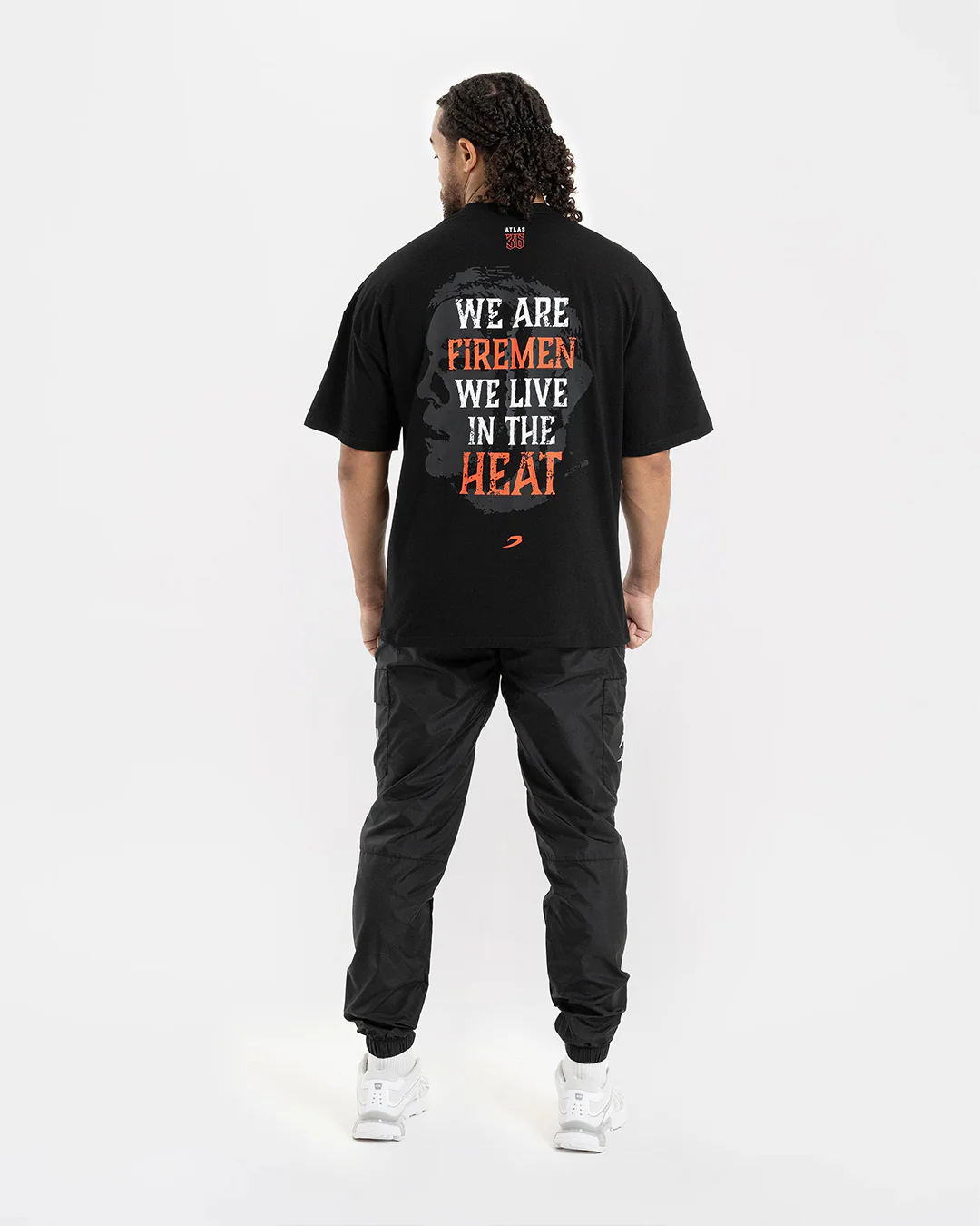 Teddy Atlas Heat Oversized T-Shirt - Black - Image 10