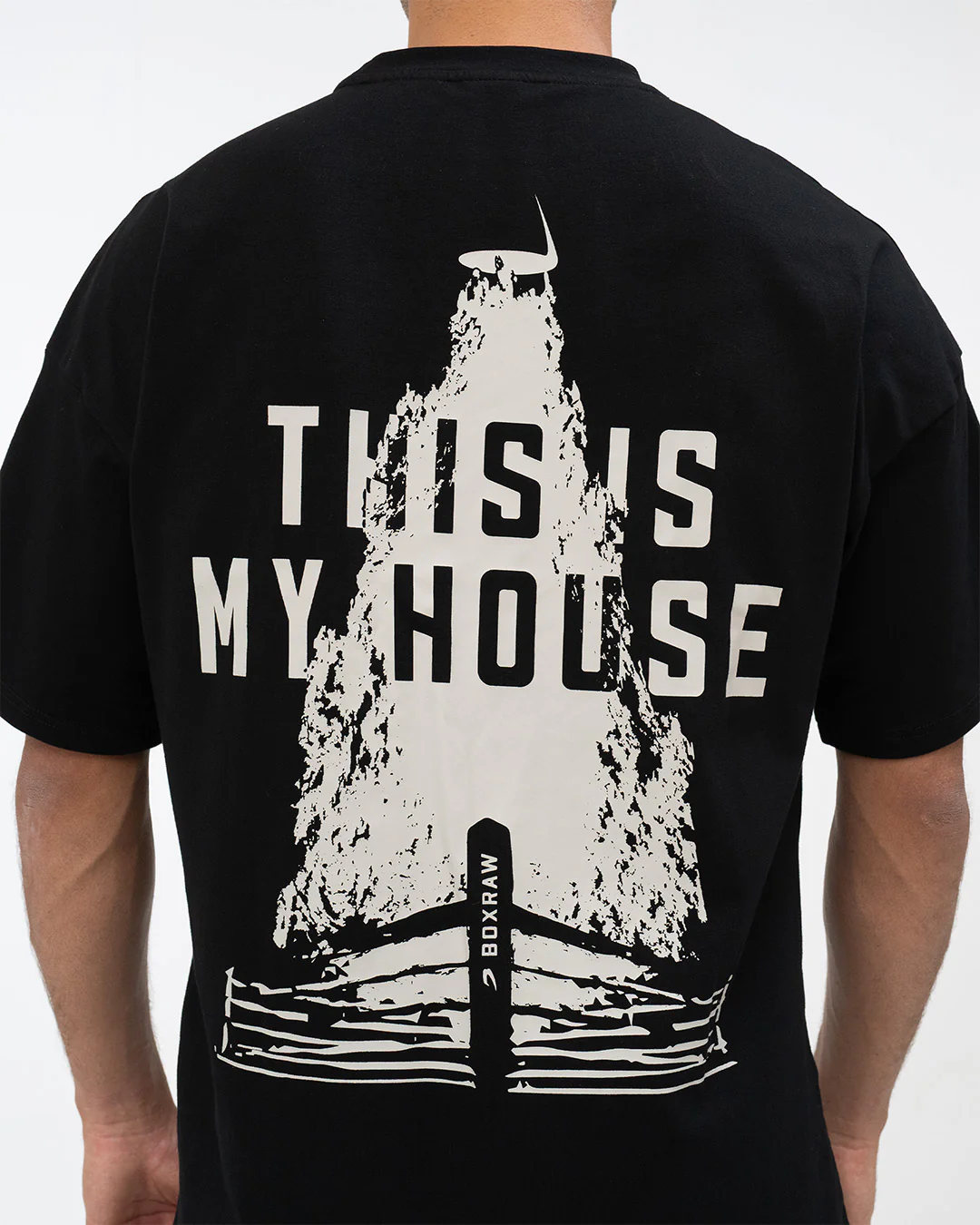 This Is My House Oversized T-Shirt - Black - Image 8