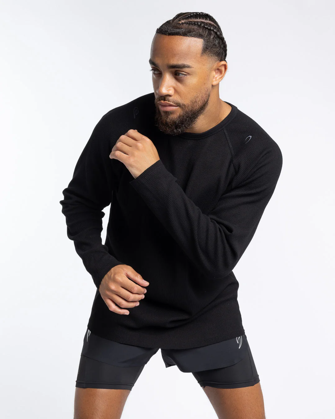 Tunero Raw Edge Crew - Black - Image 5