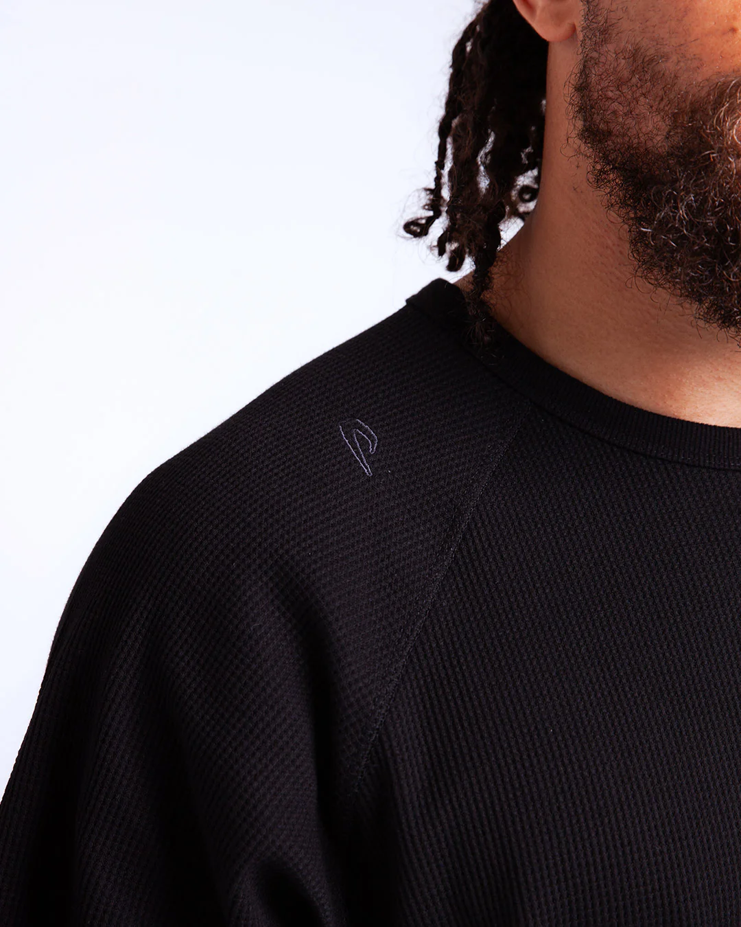 Tunero Raw Edge T-Shirt - Black - Image 8