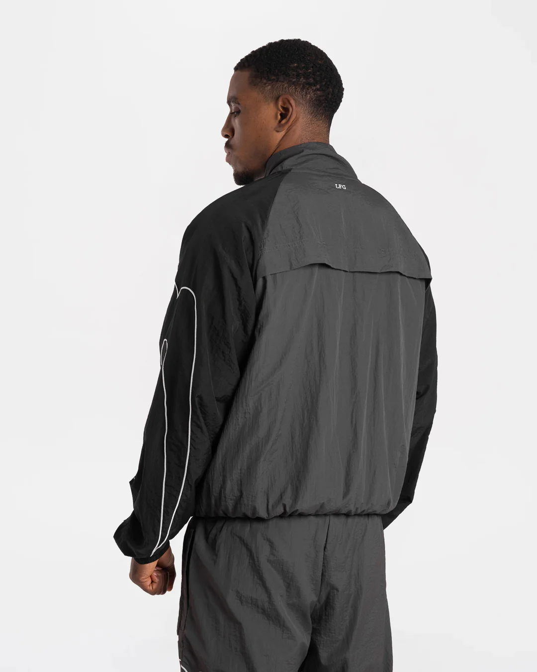 Tunero Track Jacket - Grey/Black - Image 4