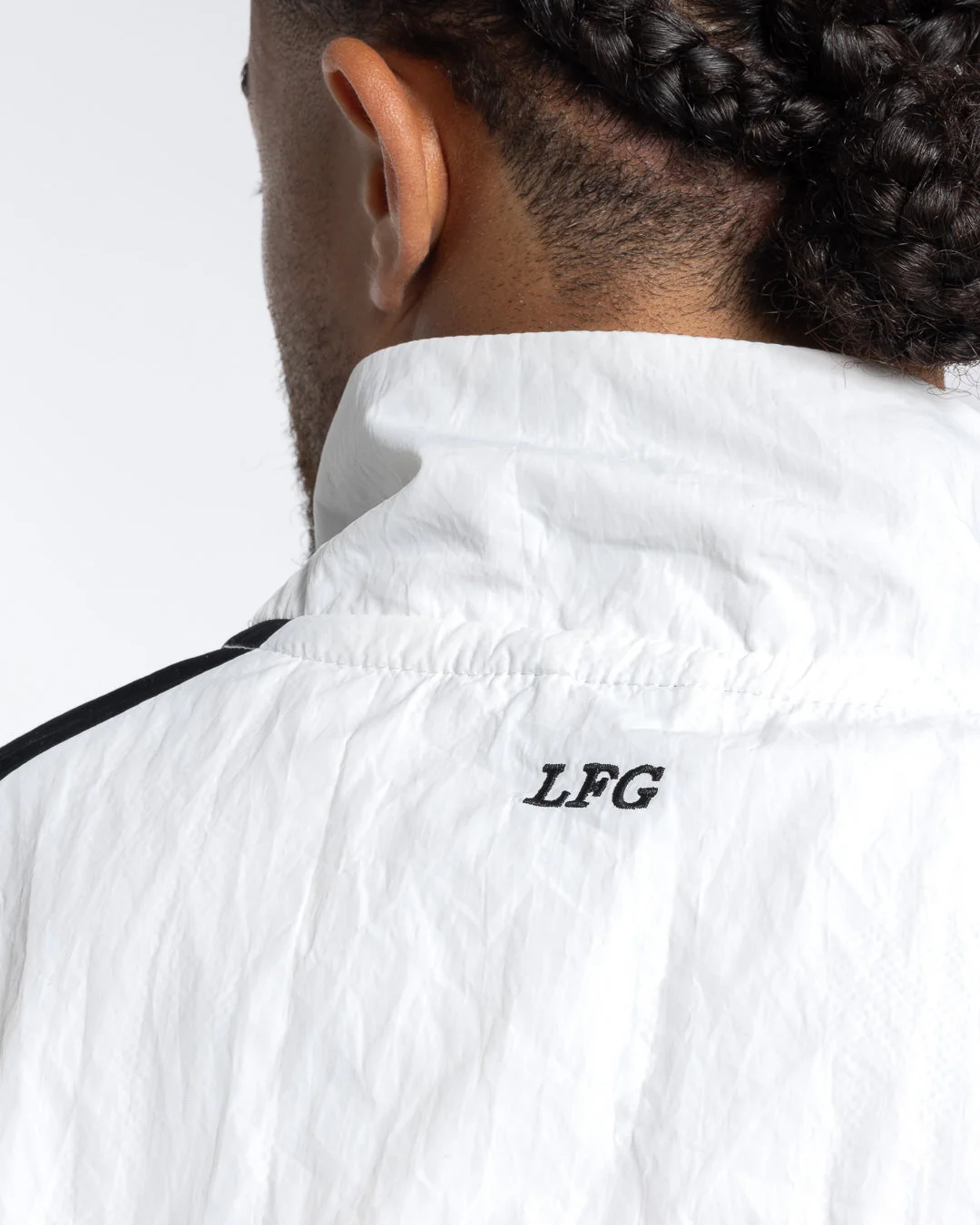 Tunero Track Jacket - White/Black - Image 12