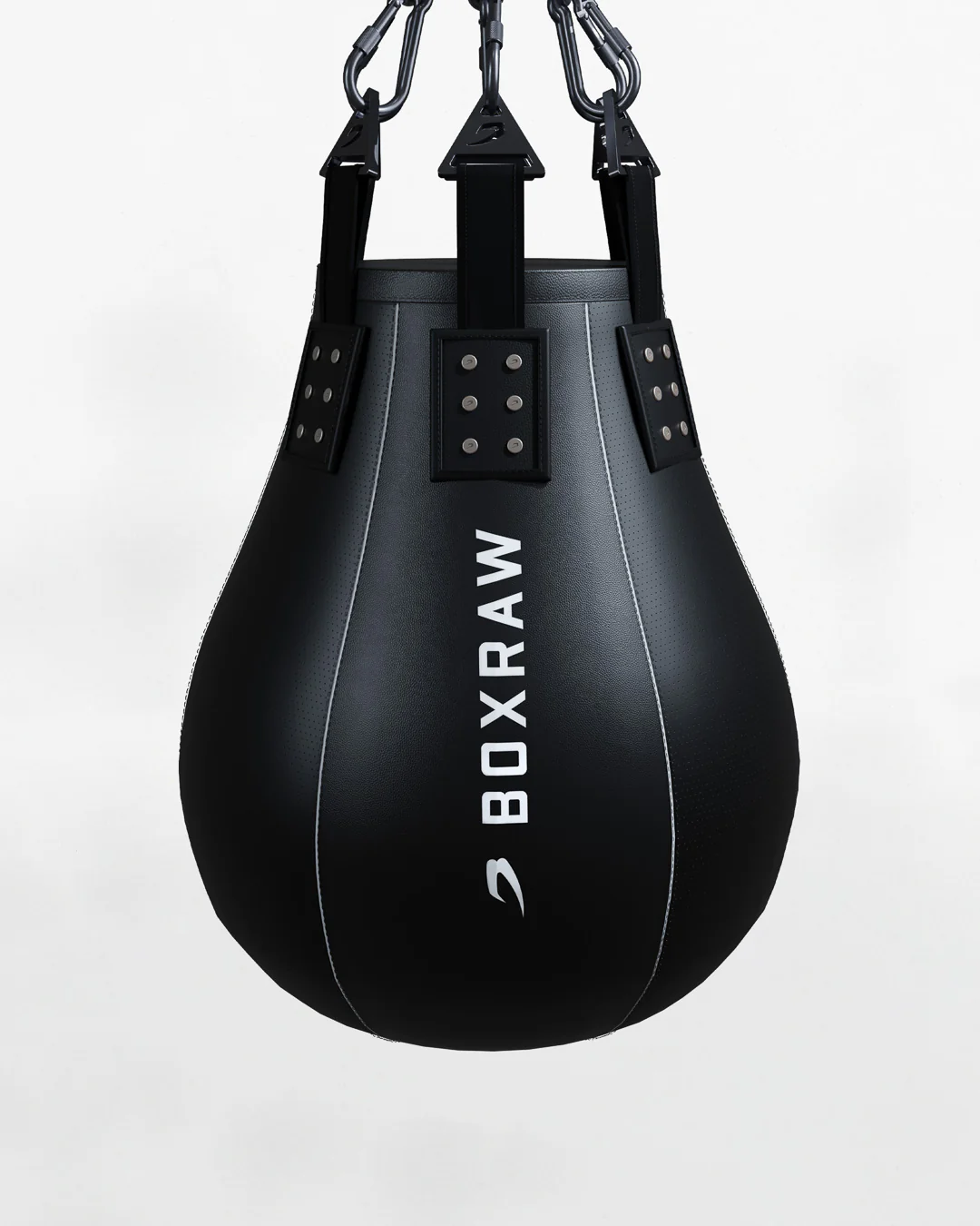 BOXRAW Uppercut Bag - Black/100lb