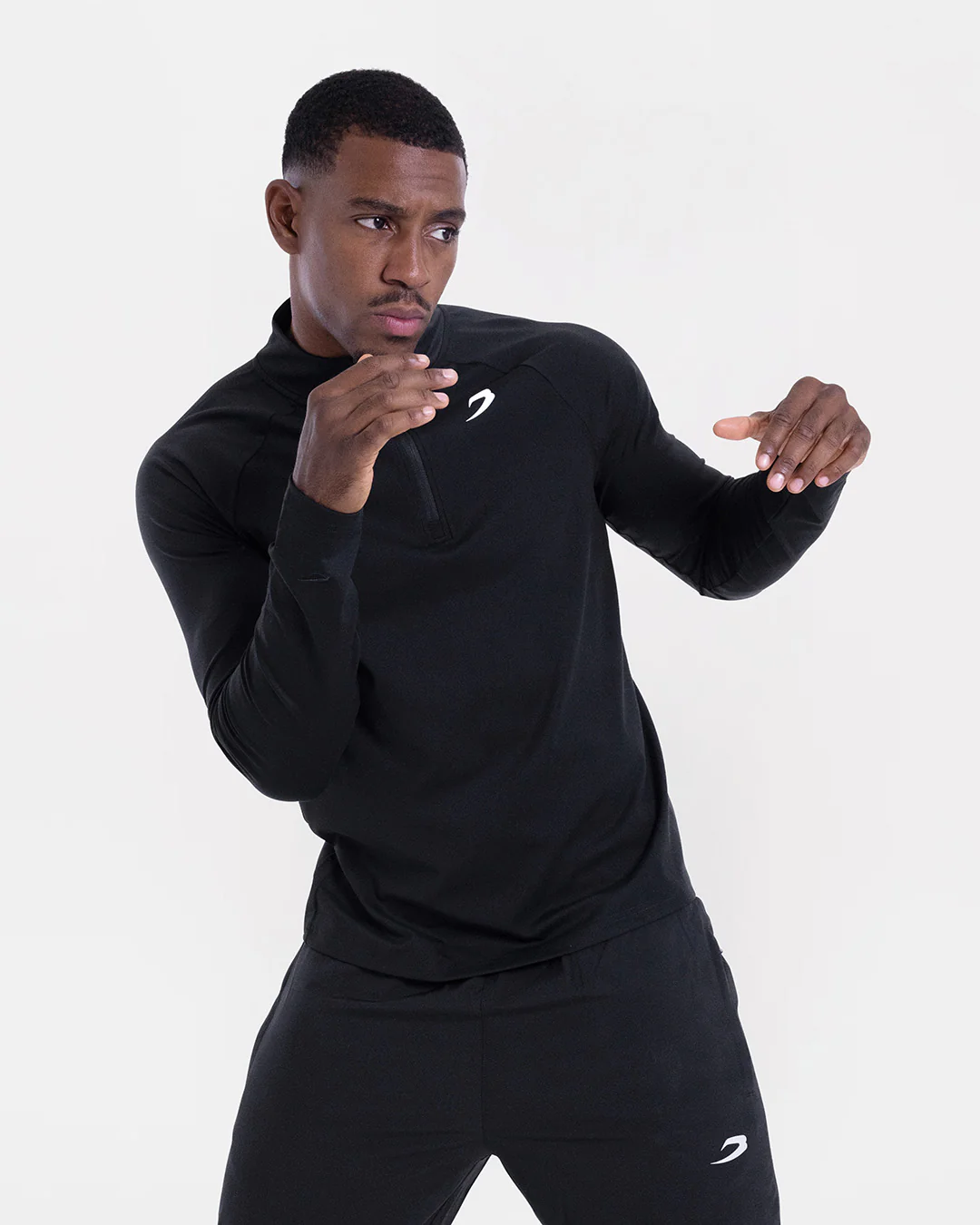 Valdes 1/4 Zip - Black - Image 5