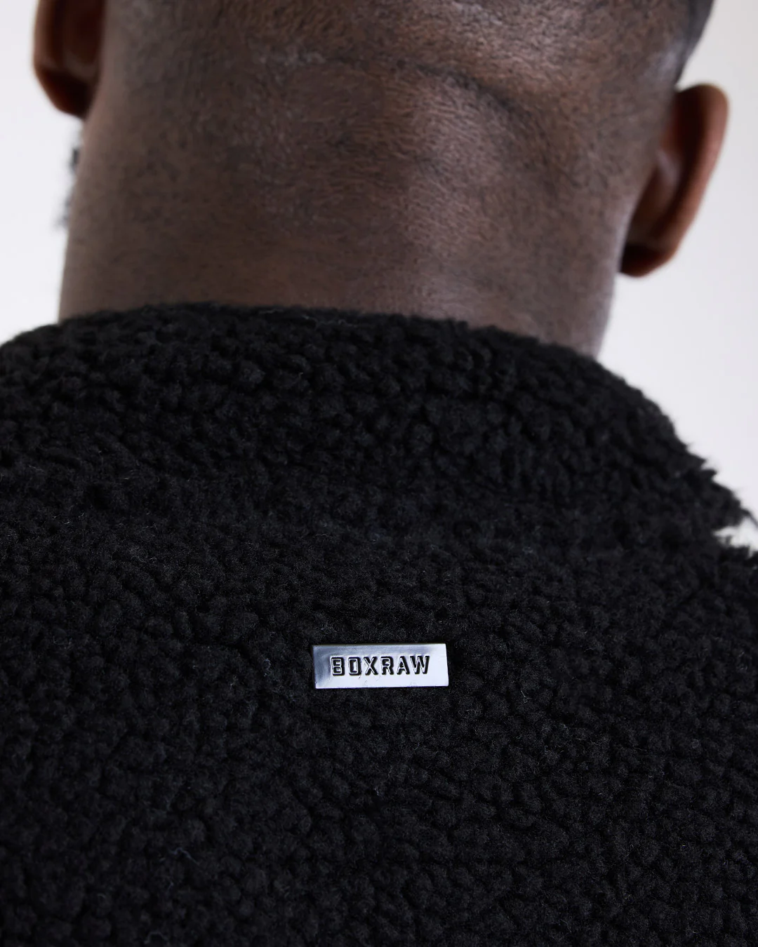 Walker Sherpa Jacket - Black/Cream - Image 9
