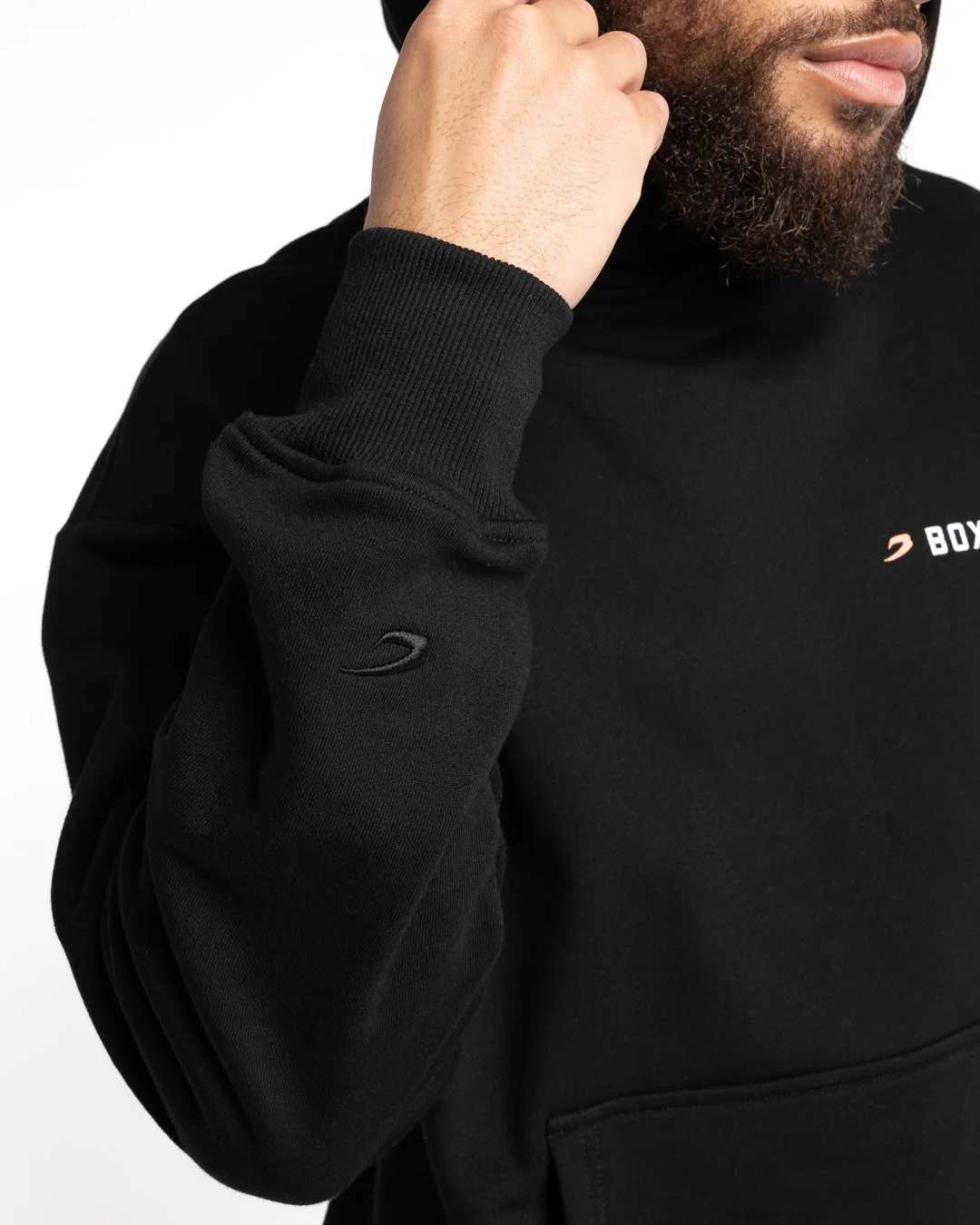 We Don't Play Boxing Oversized Hoodie - Black - Image 10
