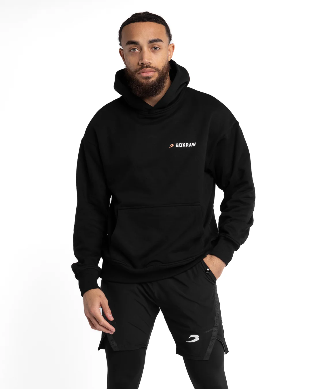 We Don't Play Boxing Oversized Hoodie - Black - Image 6