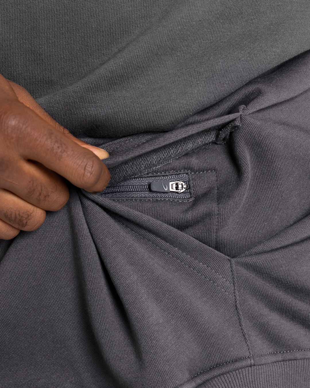 We Don't Play Boxing Oversized Hoodie - Grey/Pink - Image 7