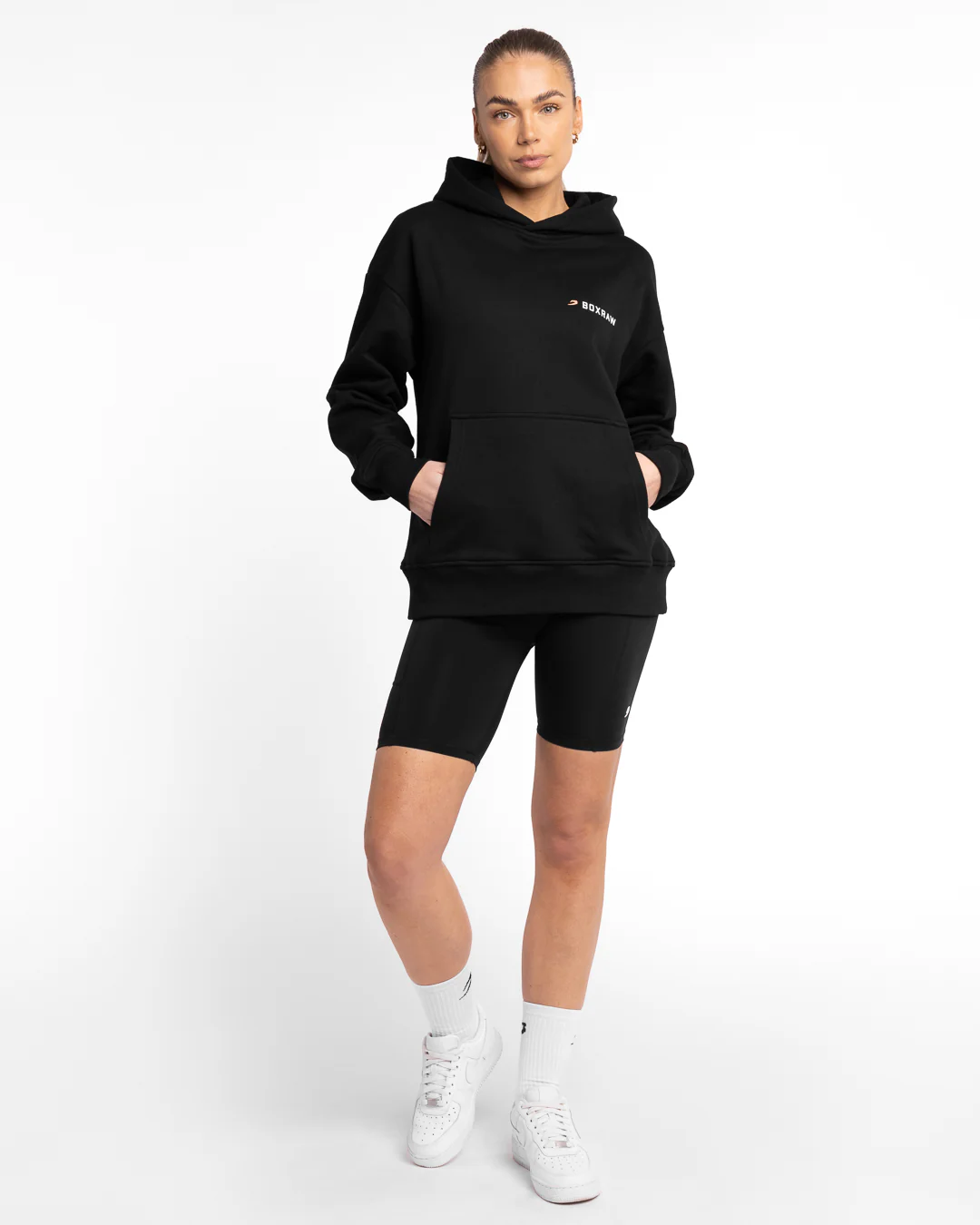 We Don't Play Boxing Oversized Hoodie - Black - Image 11