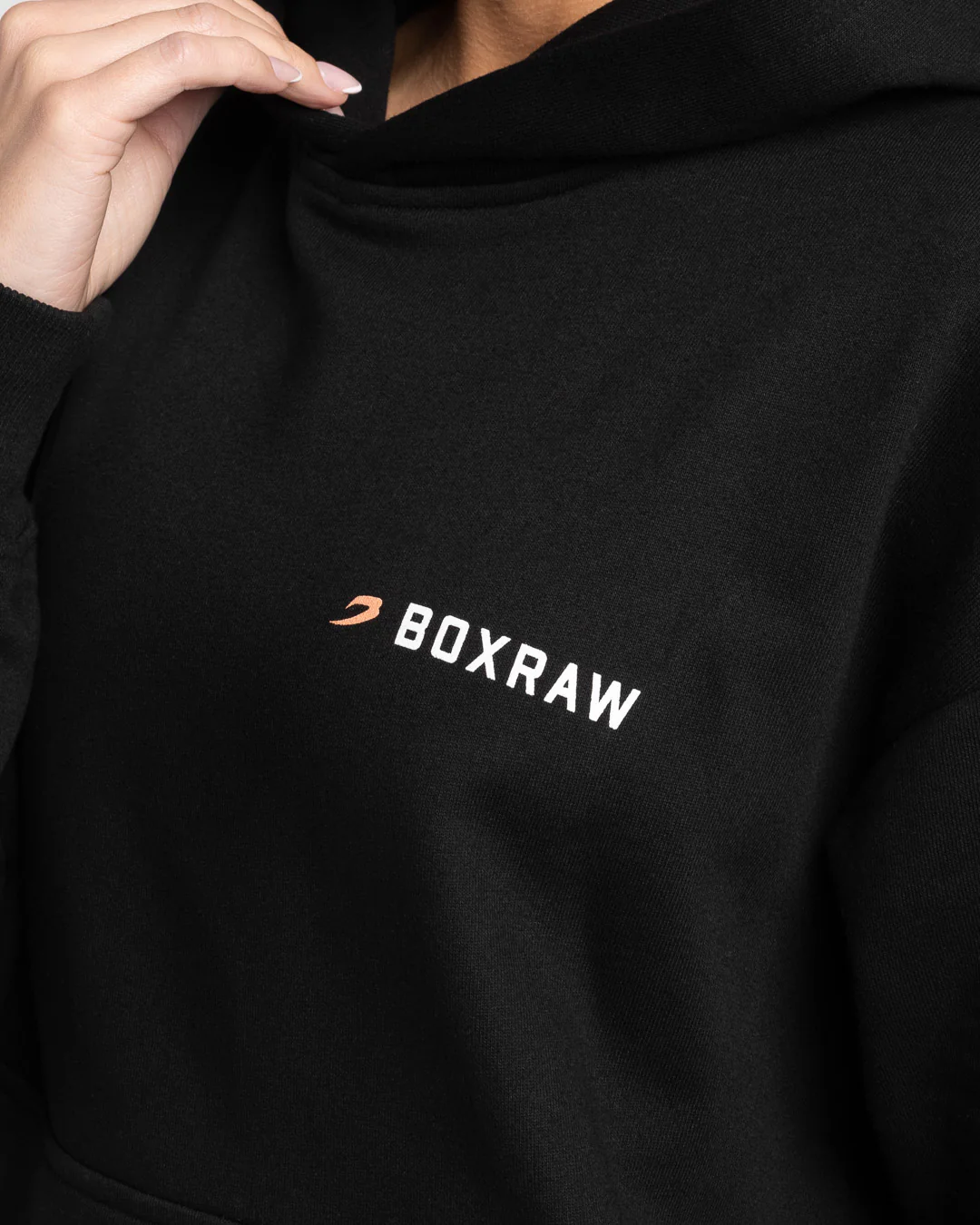 We Don't Play Boxing Oversized Hoodie - Black - Image 7