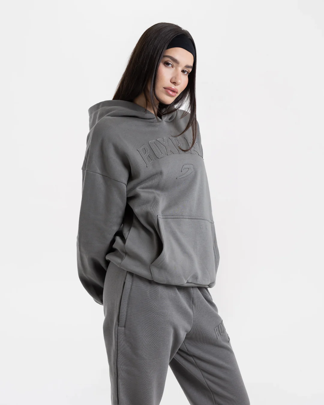 East Street Hoodie - Distressed Grey - Image 4