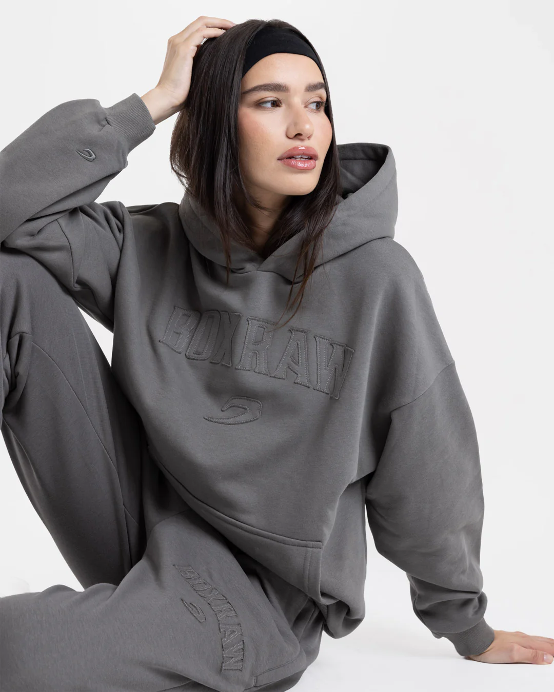East Street Hoodie - Distressed Grey - Image 8