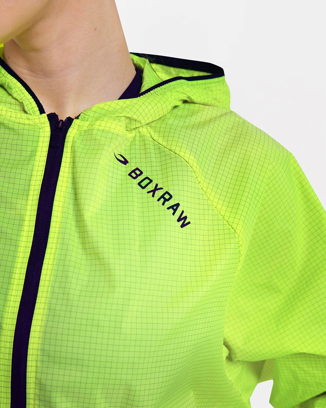 Genaro Zip Up Windbreaker - Neon Yellow - Image 7