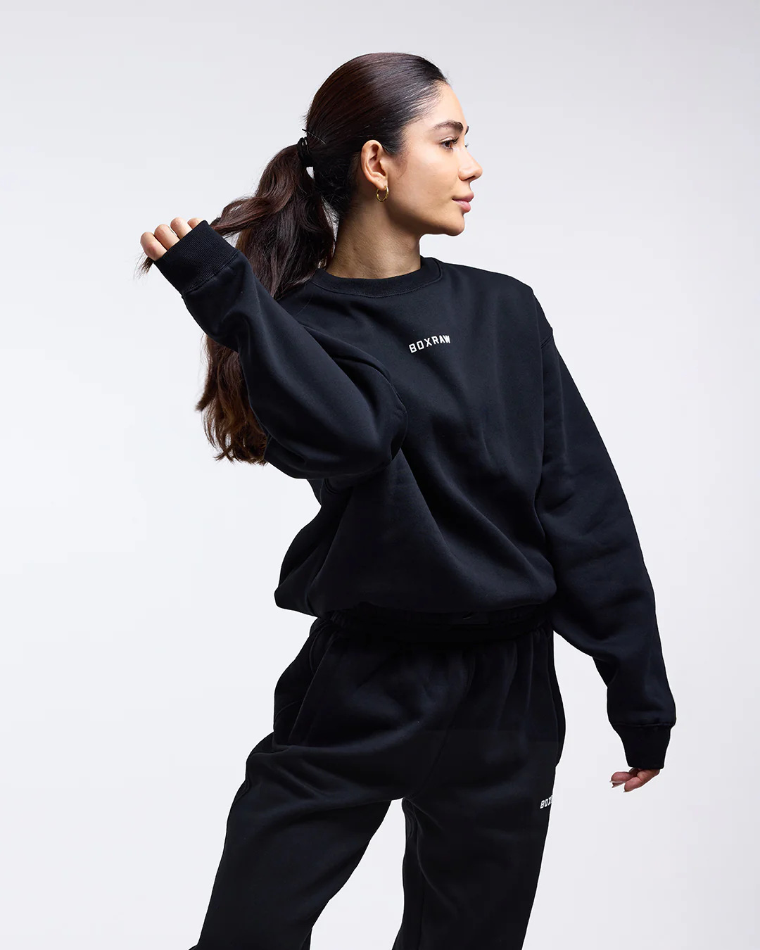 Johnson Oversized Sweatshirt - Black - Image 4