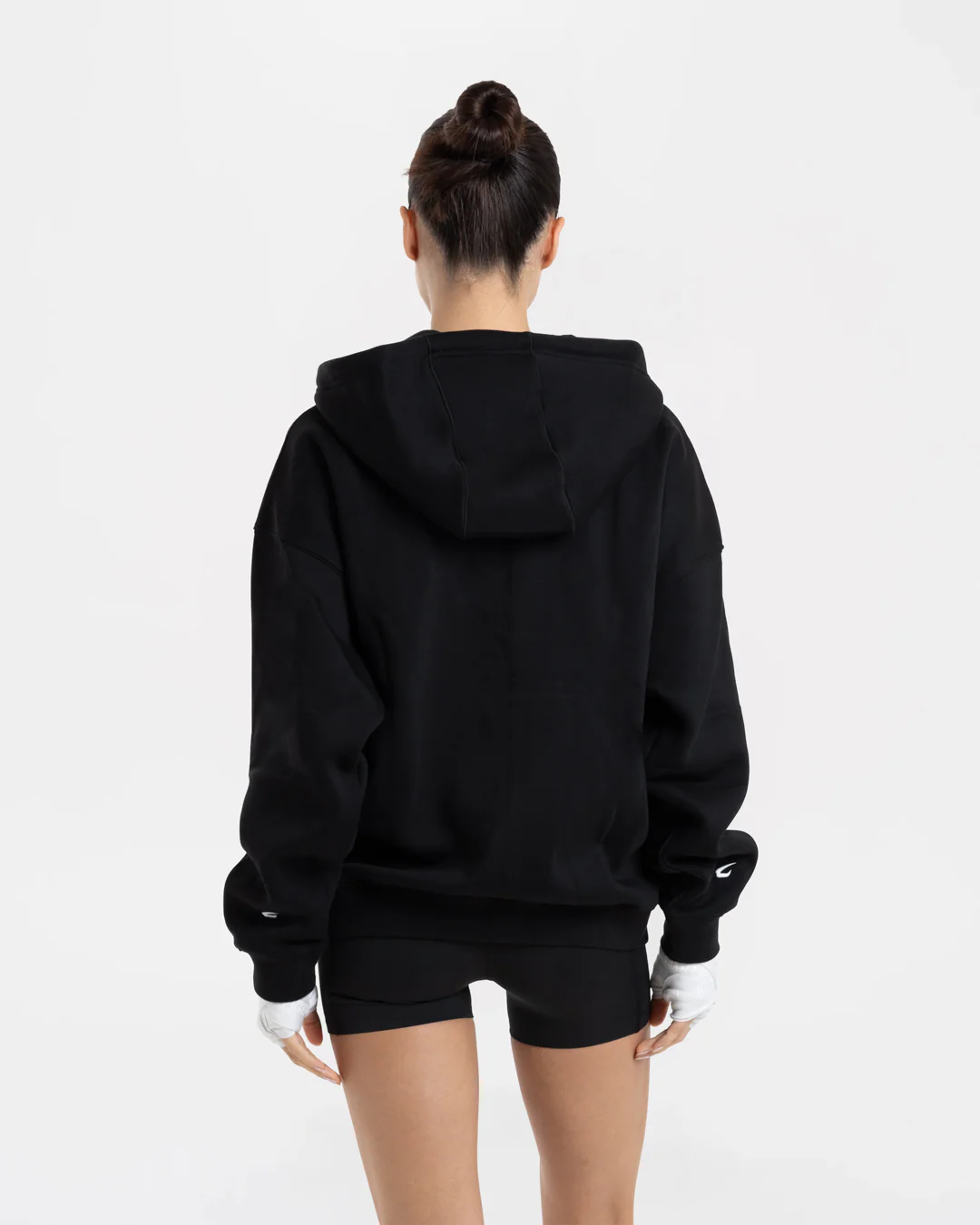 Johnson Zip Up Hoodie - Black - Image 5