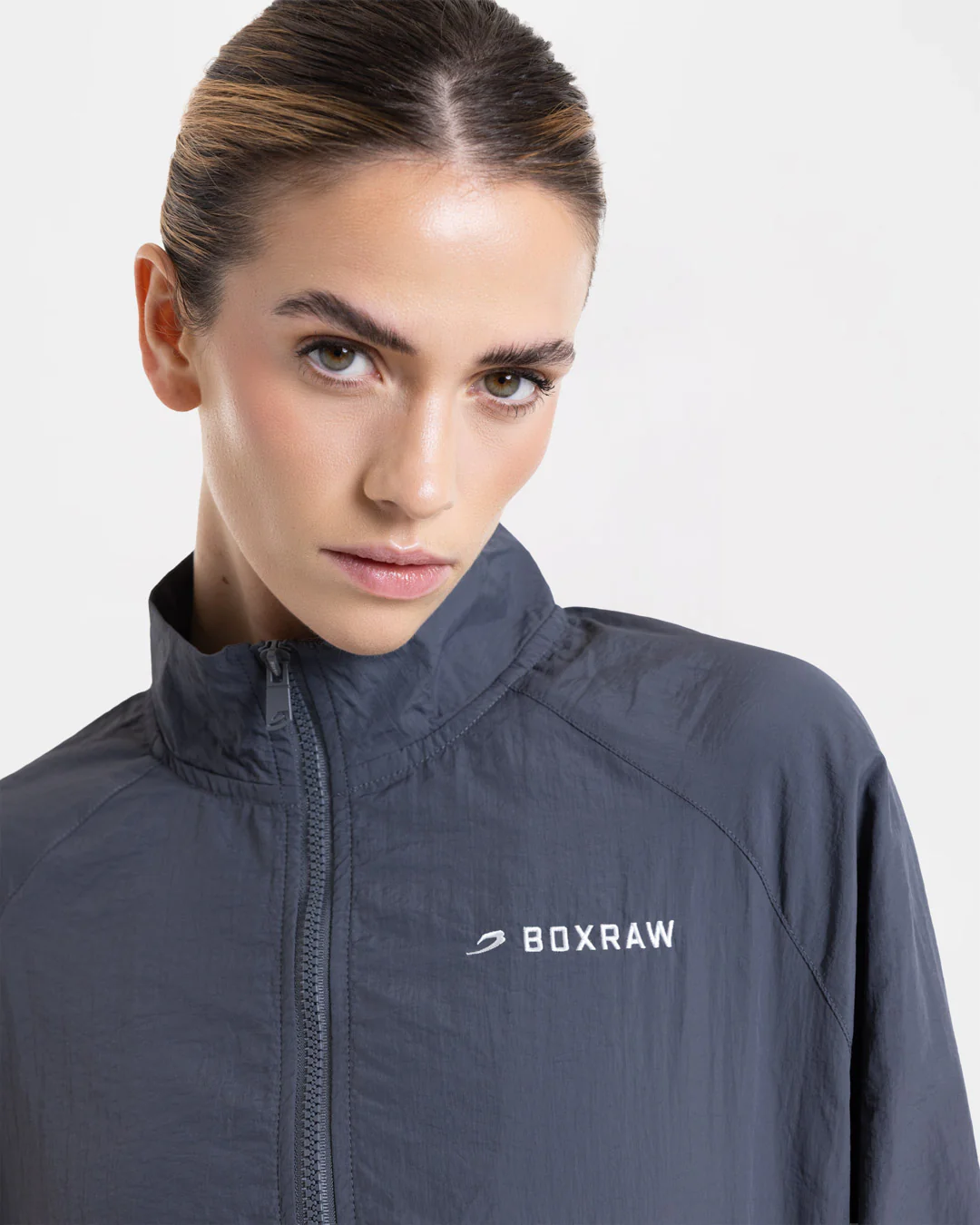 Saxton Track Jacket - Charcoal - Image 6