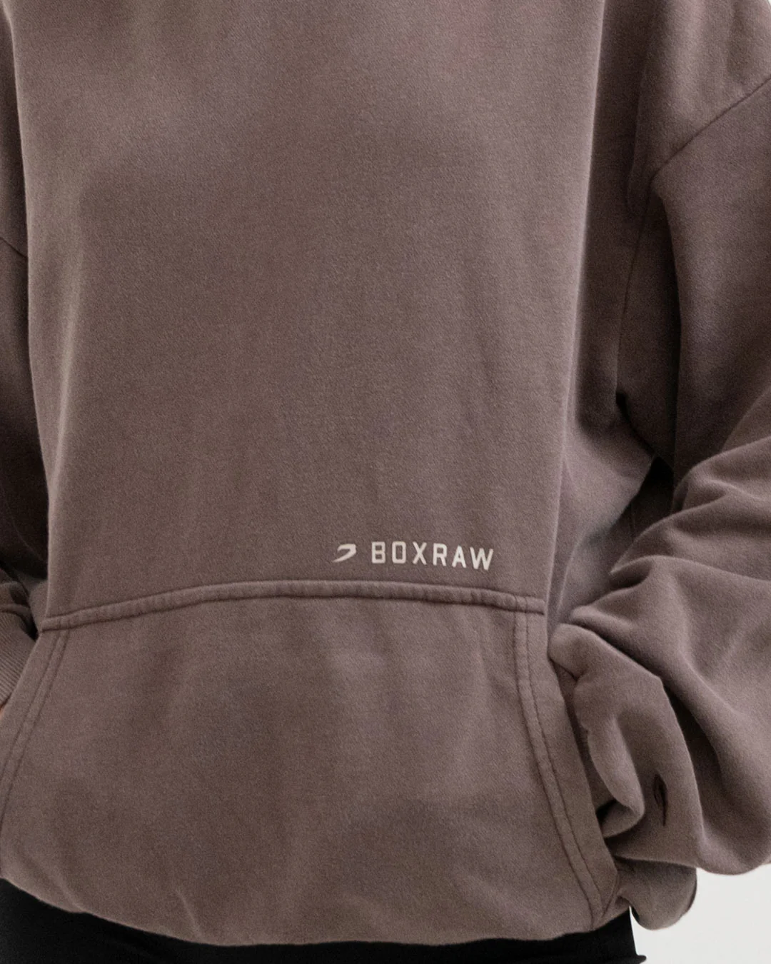 Sparring Club Oversized Hoodie - Washed Brown - Image 8