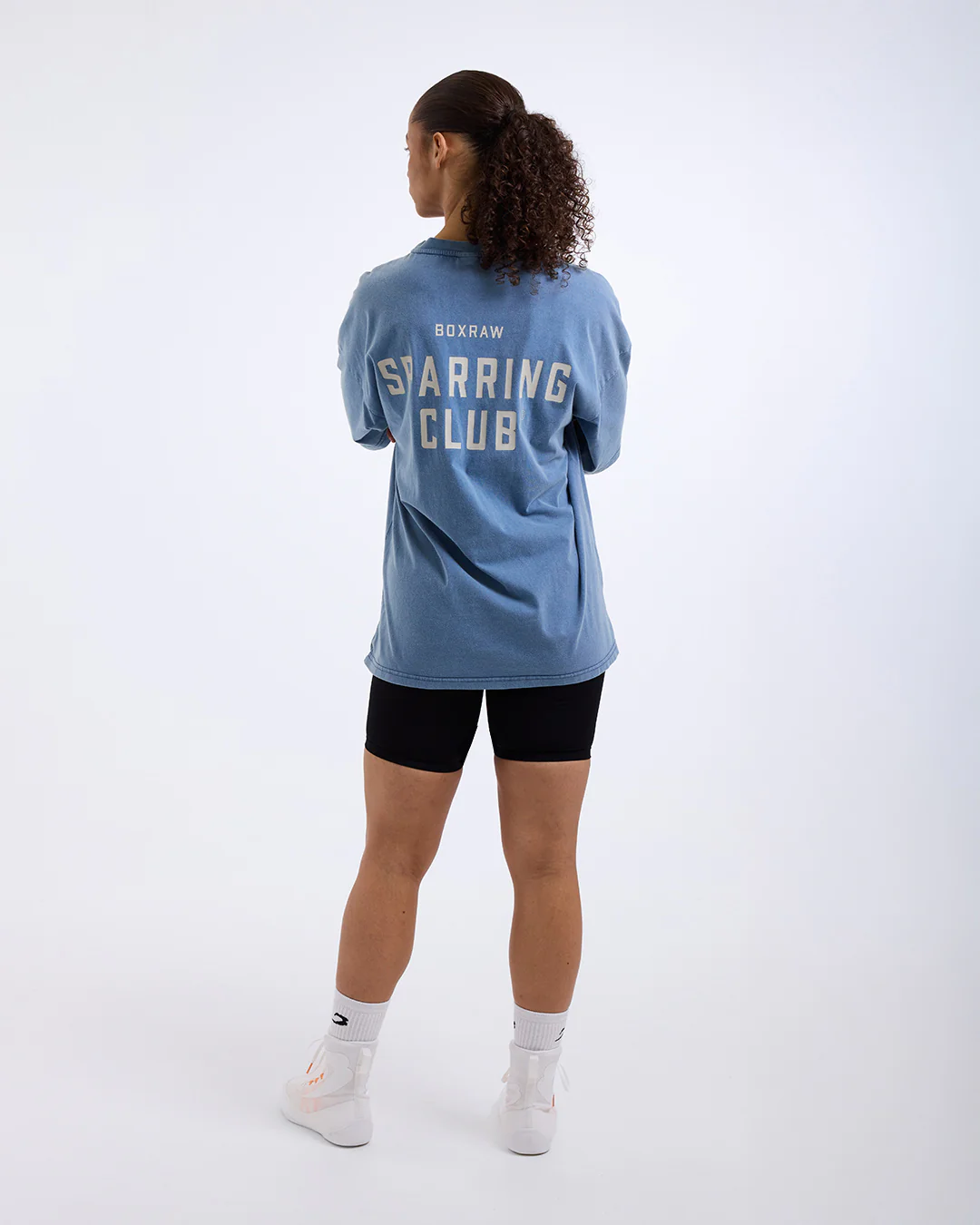 Sparring Club Oversized T-Shirt - Washed Baby Blue - Image 10
