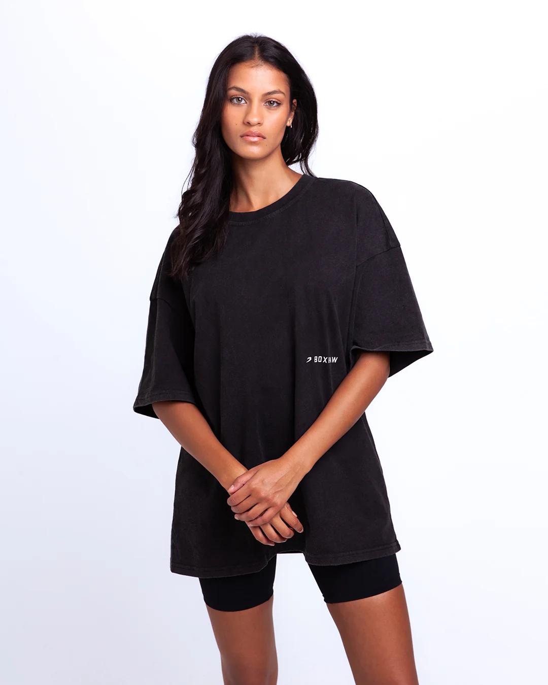Sparring Club Oversized T-Shirt - Washed Black - Image 5