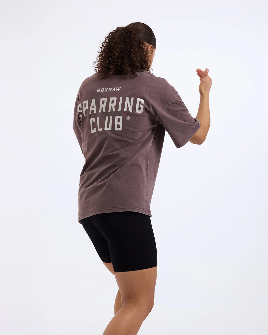 Sparring Club Oversized T-Shirt - Washed Brown - Image 6