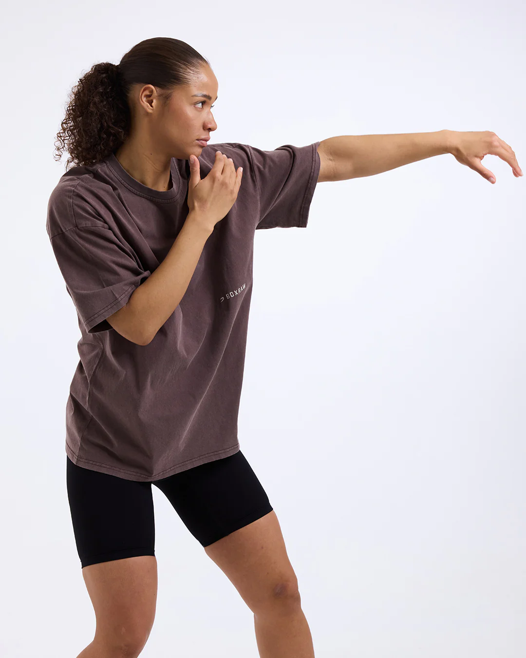 Sparring Club Oversized T-Shirt - Washed Brown - Image 7