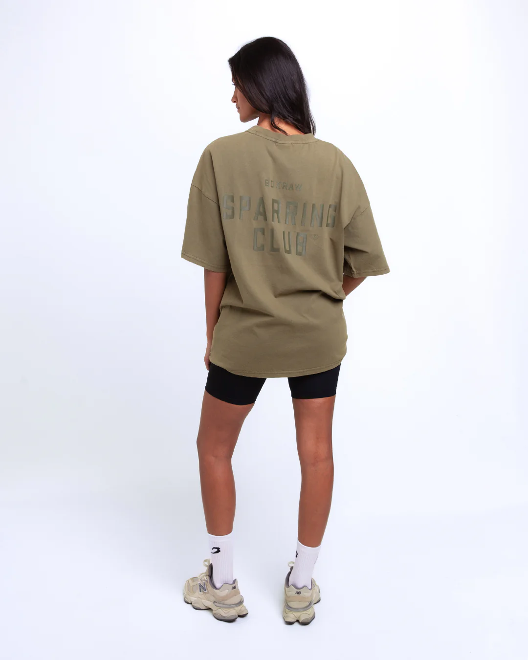 Sparring Club Oversized T-Shirt - Washed Olive - Image 3