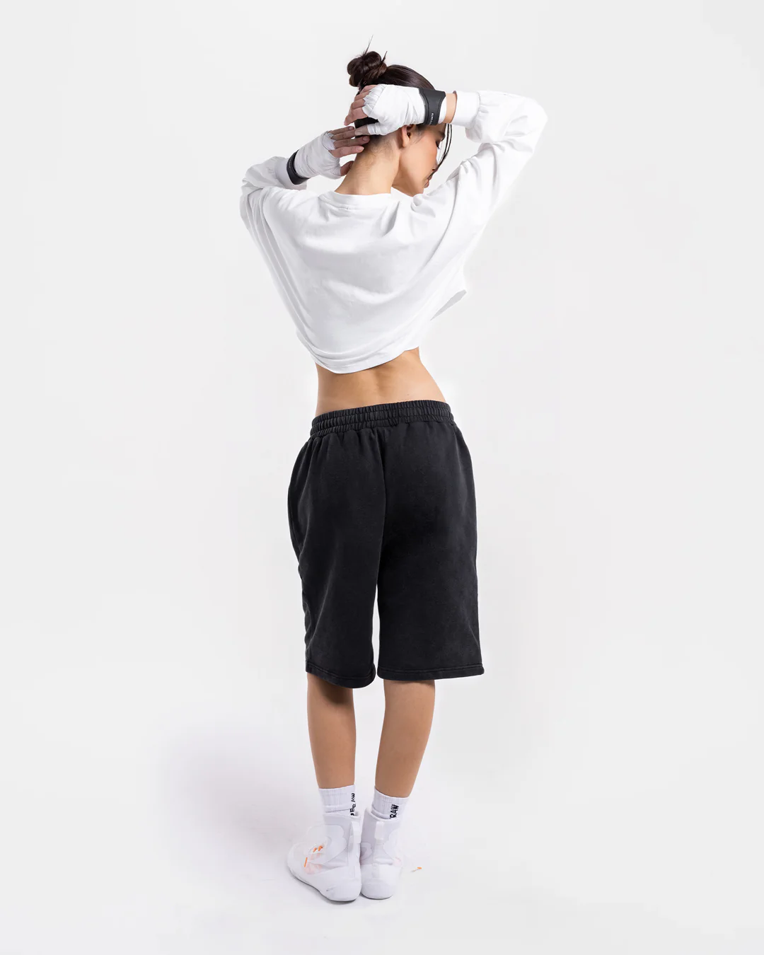 Sparring Club Sweat Shorts - Washed Black - Image 11