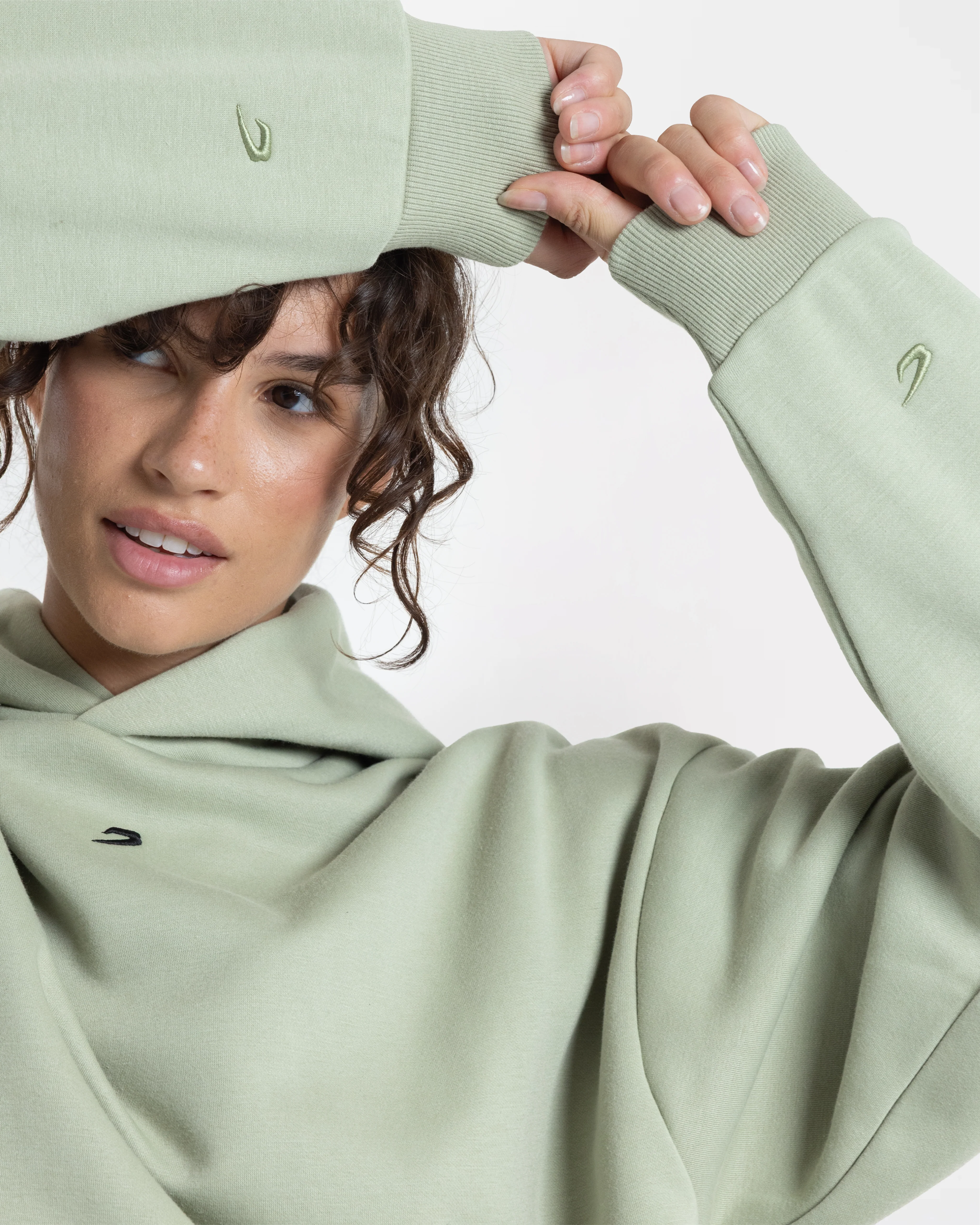 Strike Oversized Hoodie - Pistachio - Image 8