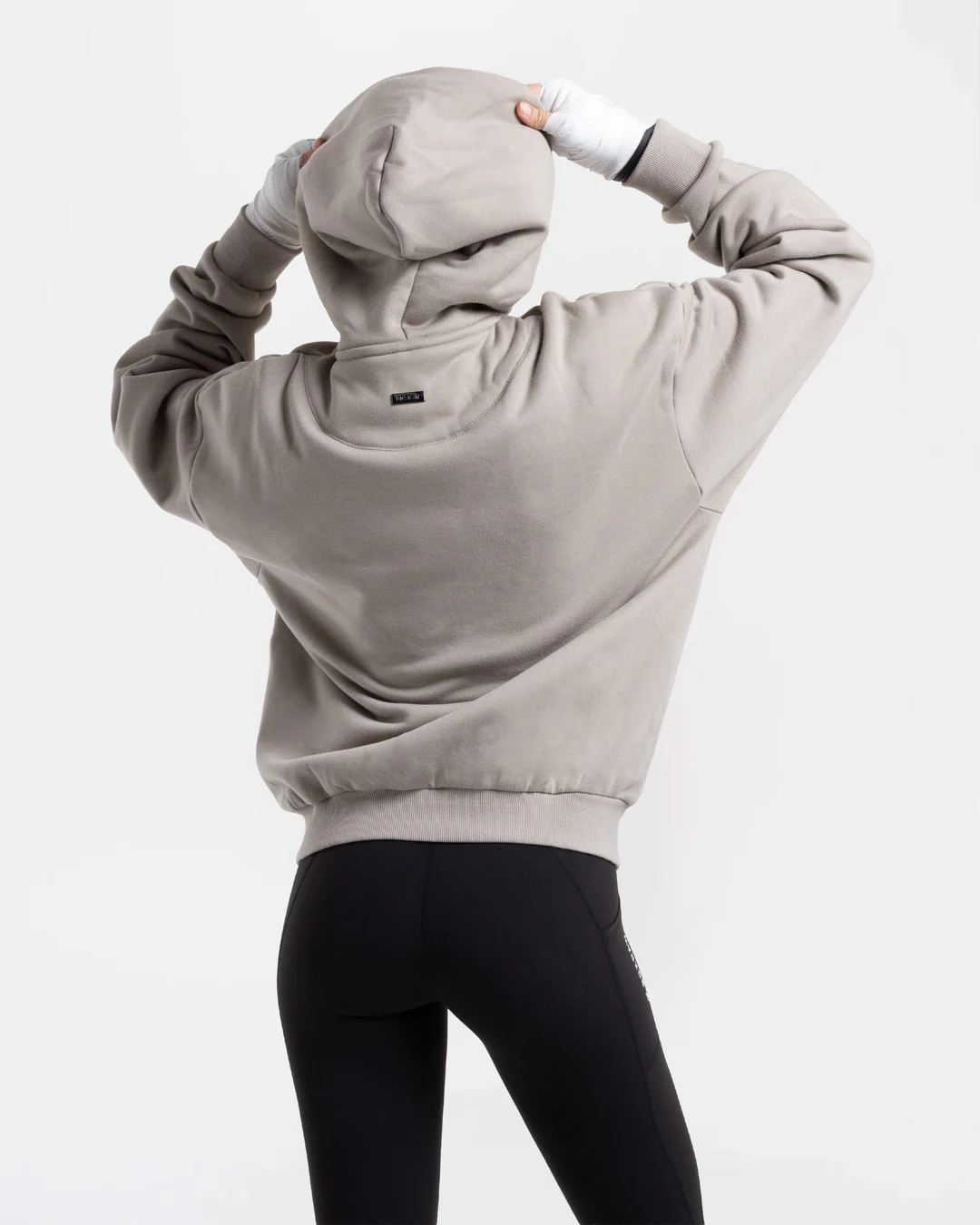 Strike Oversized Hoodie - Stone - Image 3