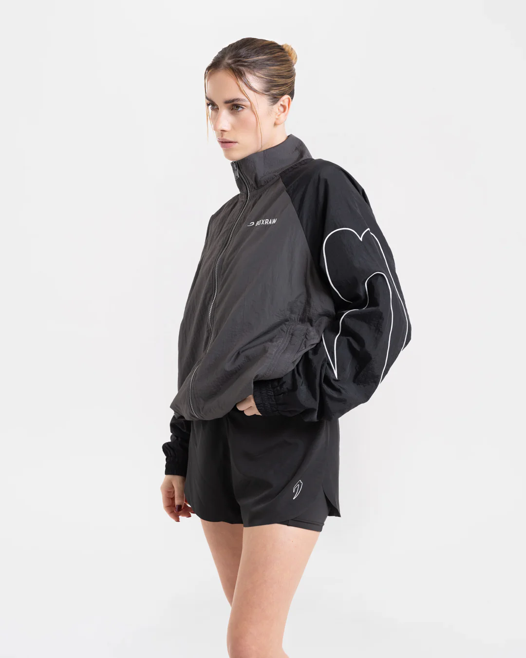 Tunero Track Jacket - Grey/Black - Image 3