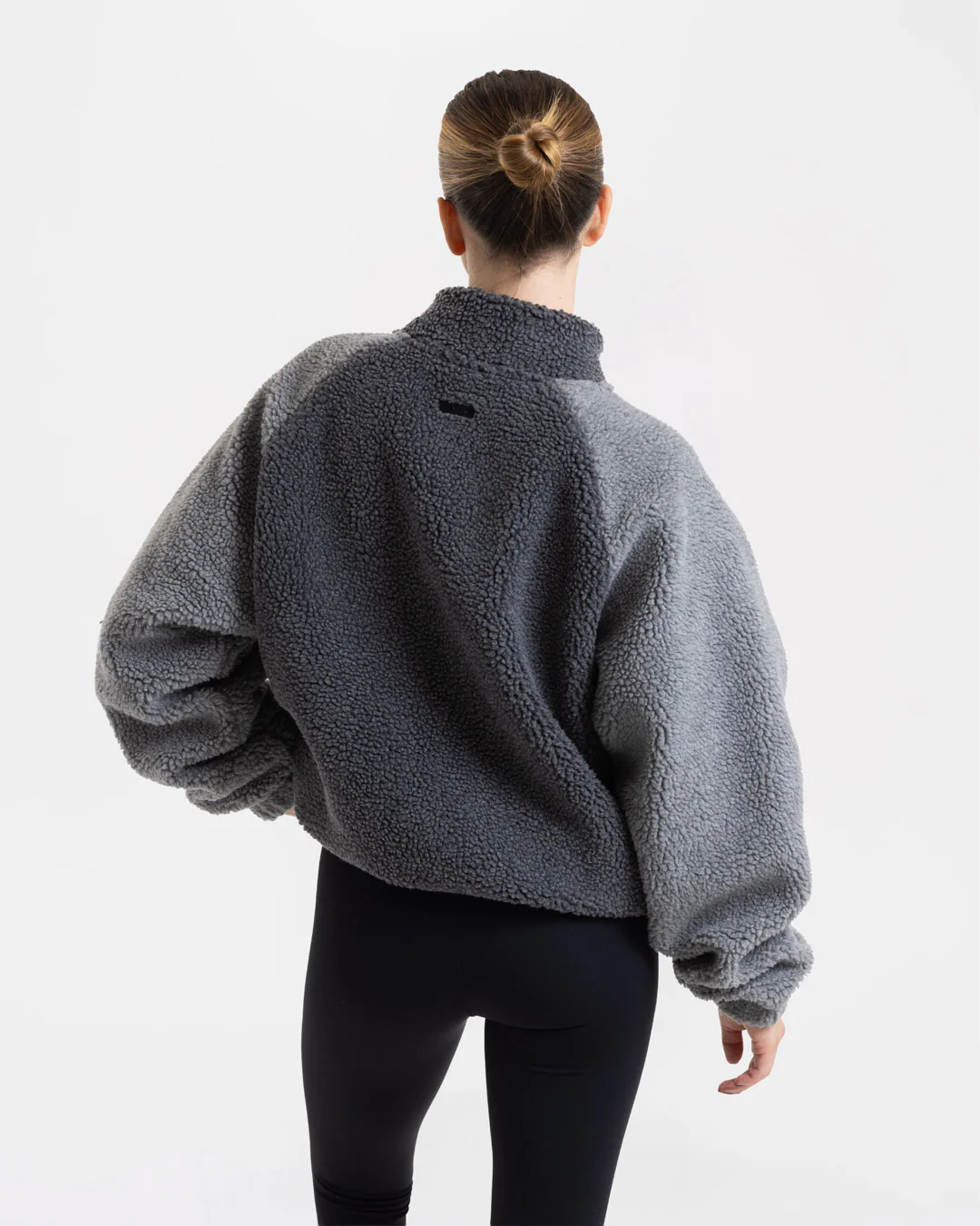 Walker Sherpa Jacket - Charcoal/Grey - Image 4