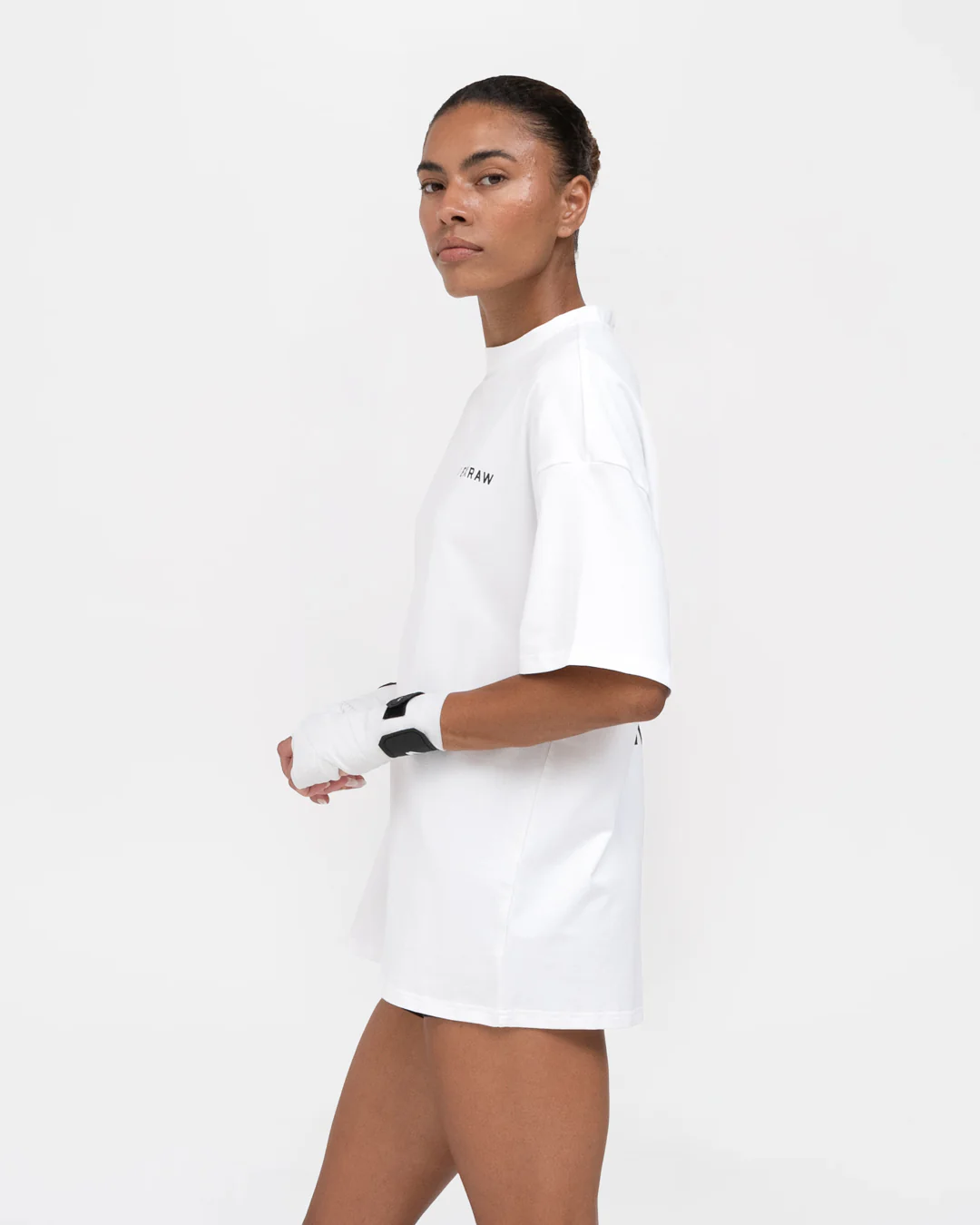 We Don't Play Boxing Oversized T-Shirt - White - Image 3